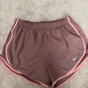Nike Dri-Fit mauve shorts. Large.